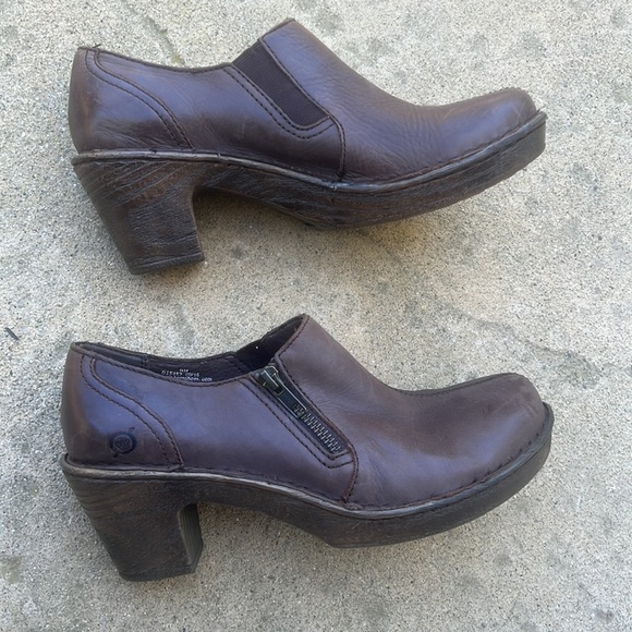 Born Madigan Brown Leather Women's Bootie Size 9 - Picture 7 of 11